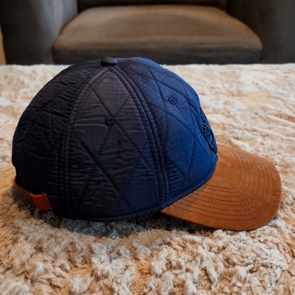 Men's Timberland Hat with Brown Suede Bib and Blue Thinsulate Top (NEW&NICE) - Picture 2 of 3